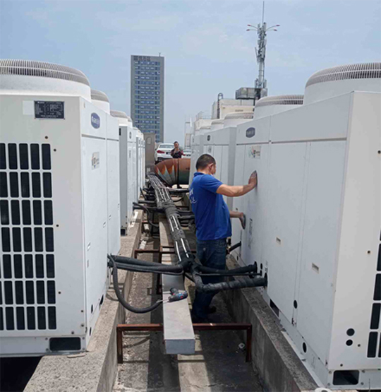 北川中央空调制热和不制冷系统维修方法